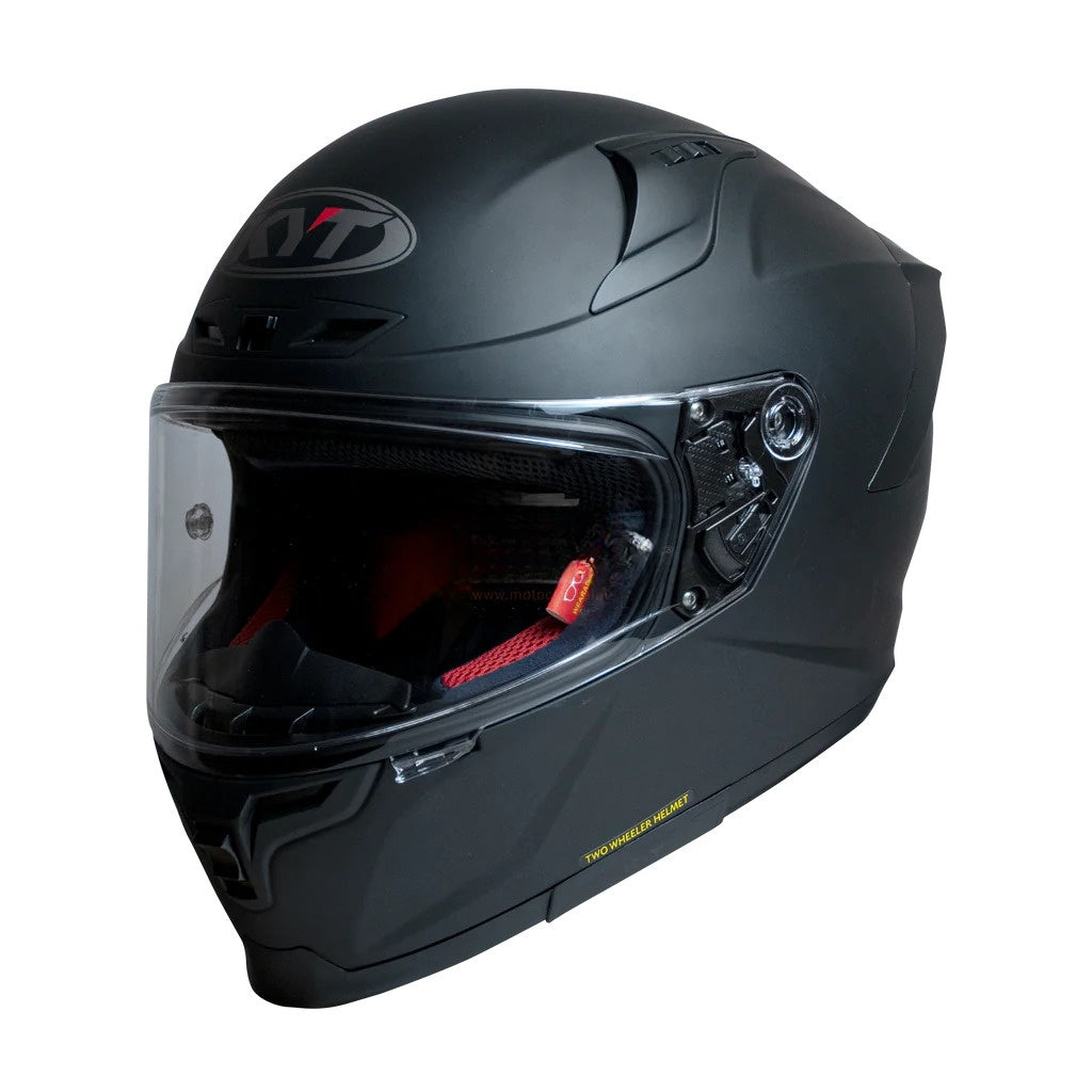 KYT STRIKER PLAIN MAAT BLACK