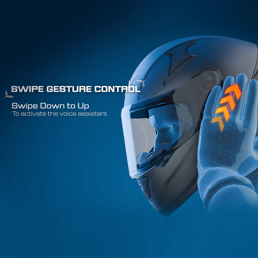 AXOR ALTOR SMART BLUTOOTH HELMET DULL BLACK